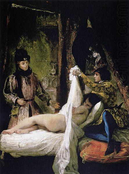 Showing his Mistress, Eugene Delacroix